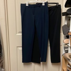 2 Pairs Lands End Starfish Ankle Pants
